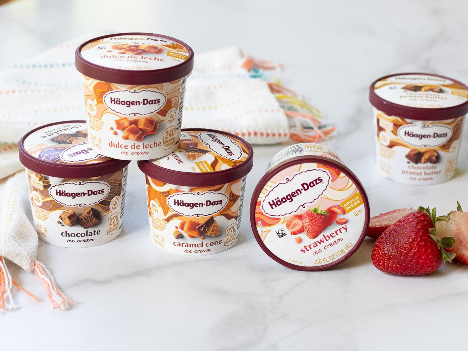 Haagen Dazs ice cream cup 3.6 oz | Supreme Pizza Garden Grove
